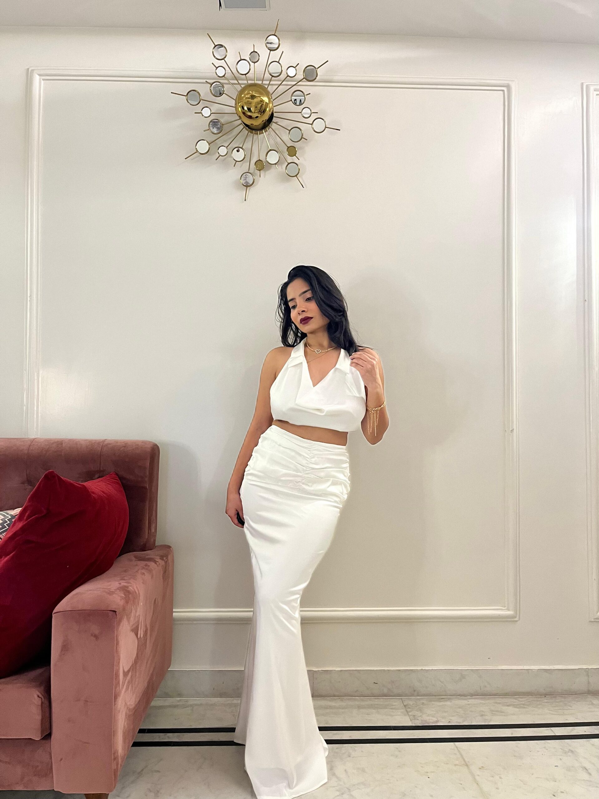 【INCHANT ME】Satin Mermaid Long Skirt Mermaid Satin Long Skirt – shopsoniawishlist.com