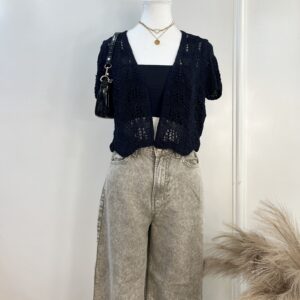Crop Front Open Shrug (Thrifted)