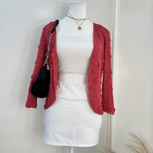 Carrot Front Open Shrug (Thrifted)