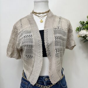 Front Open Cropped Shrug (Thrifted)