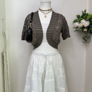 Front Open Cropped Shrug (Thrifted)