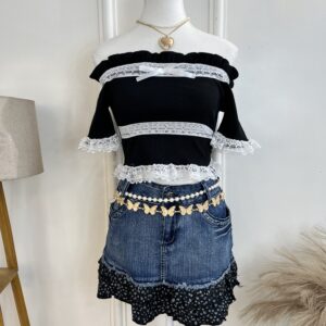 Mini Ruffle Skirt (Thrifted)