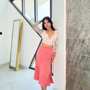 Satin Skirt (Thrifted)