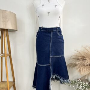 Asymmetrical Hem Skirt (Thrifted)