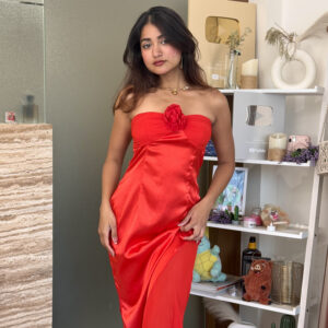 Flower Applique Dress
