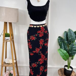 Rosé Bloom Skirt