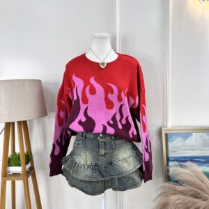 Oversized Fire Pullover