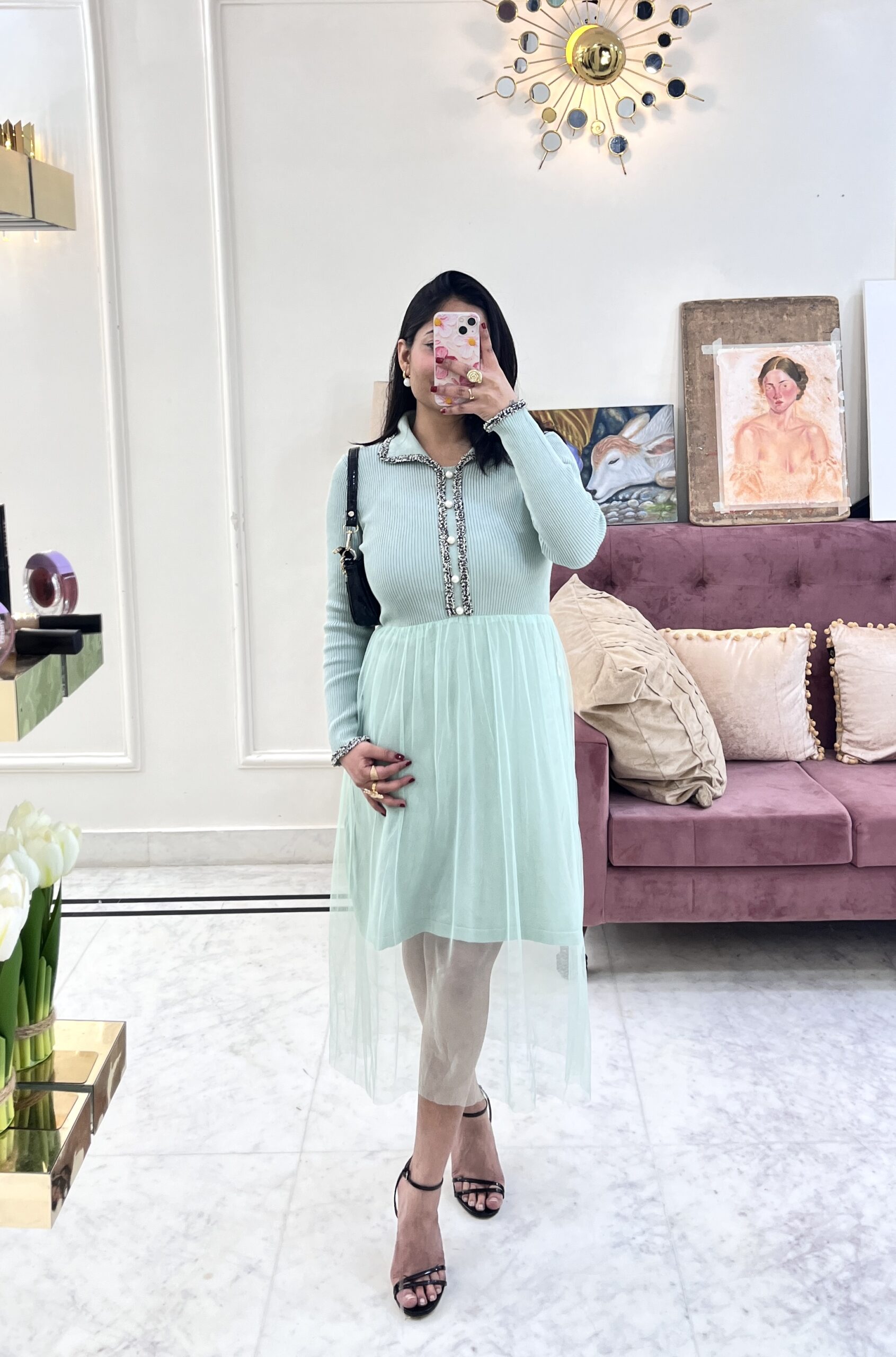 Mesh Winter Dress