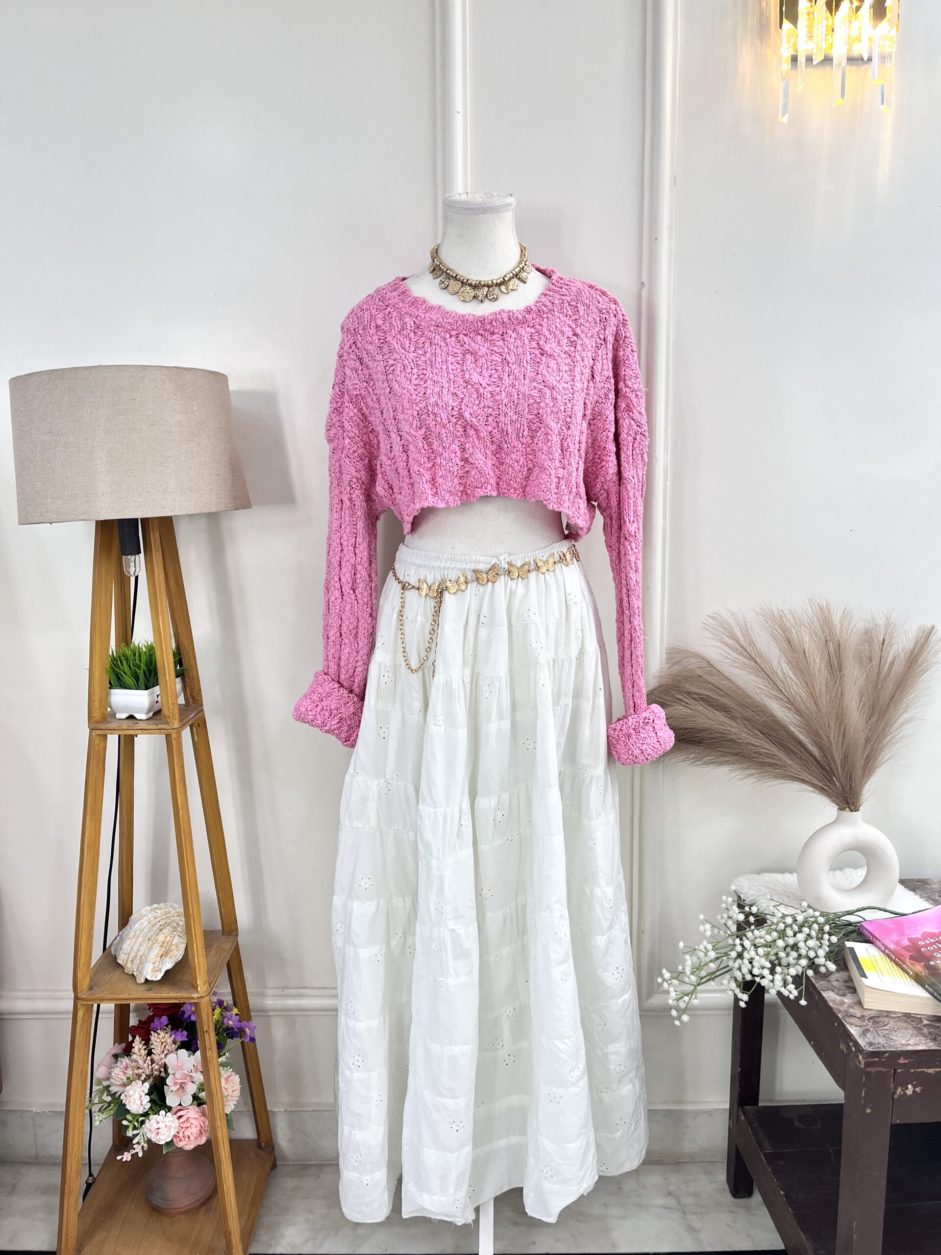 Oversized Cropped Sweater