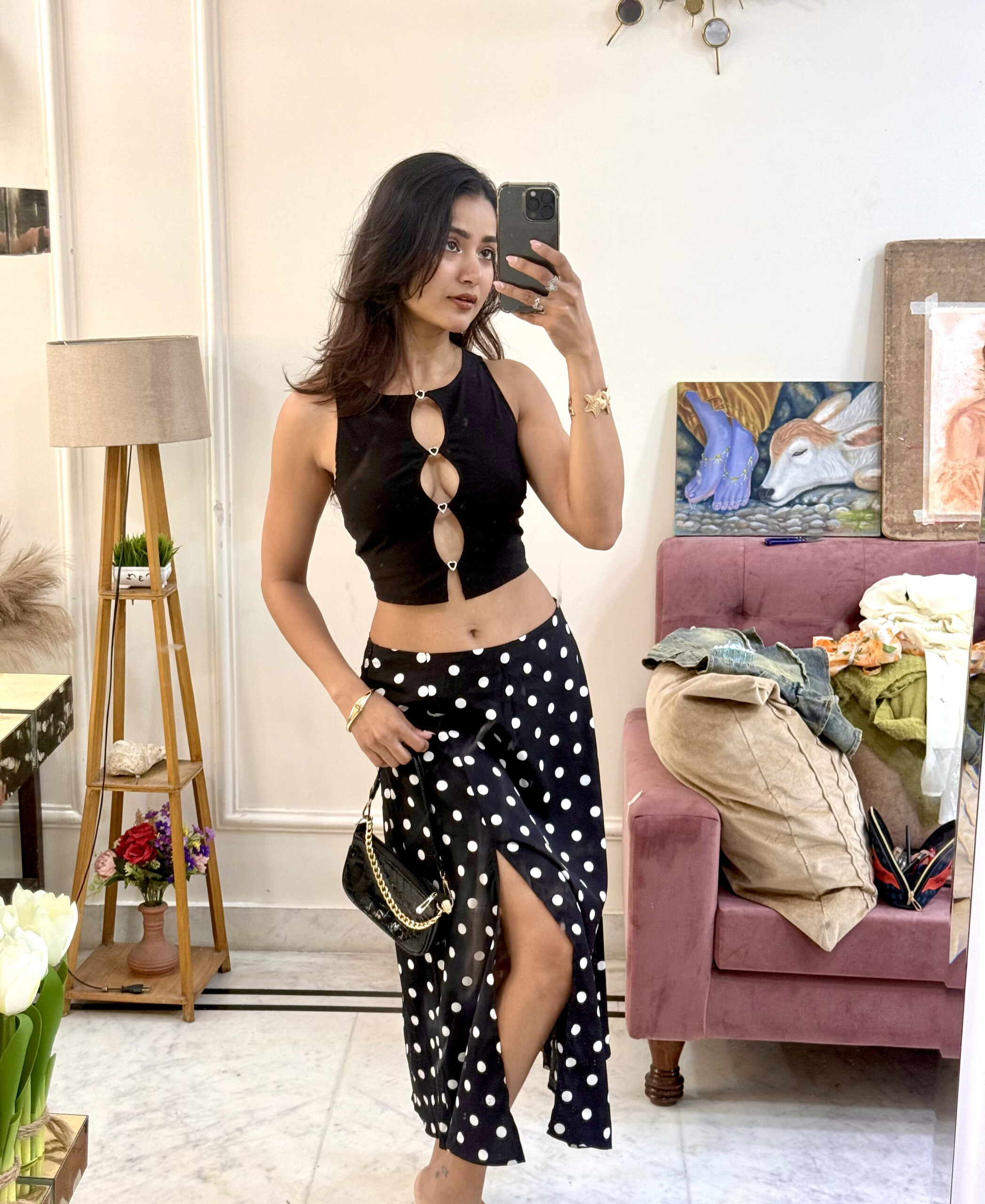 Classic Polka Dot Skirt
