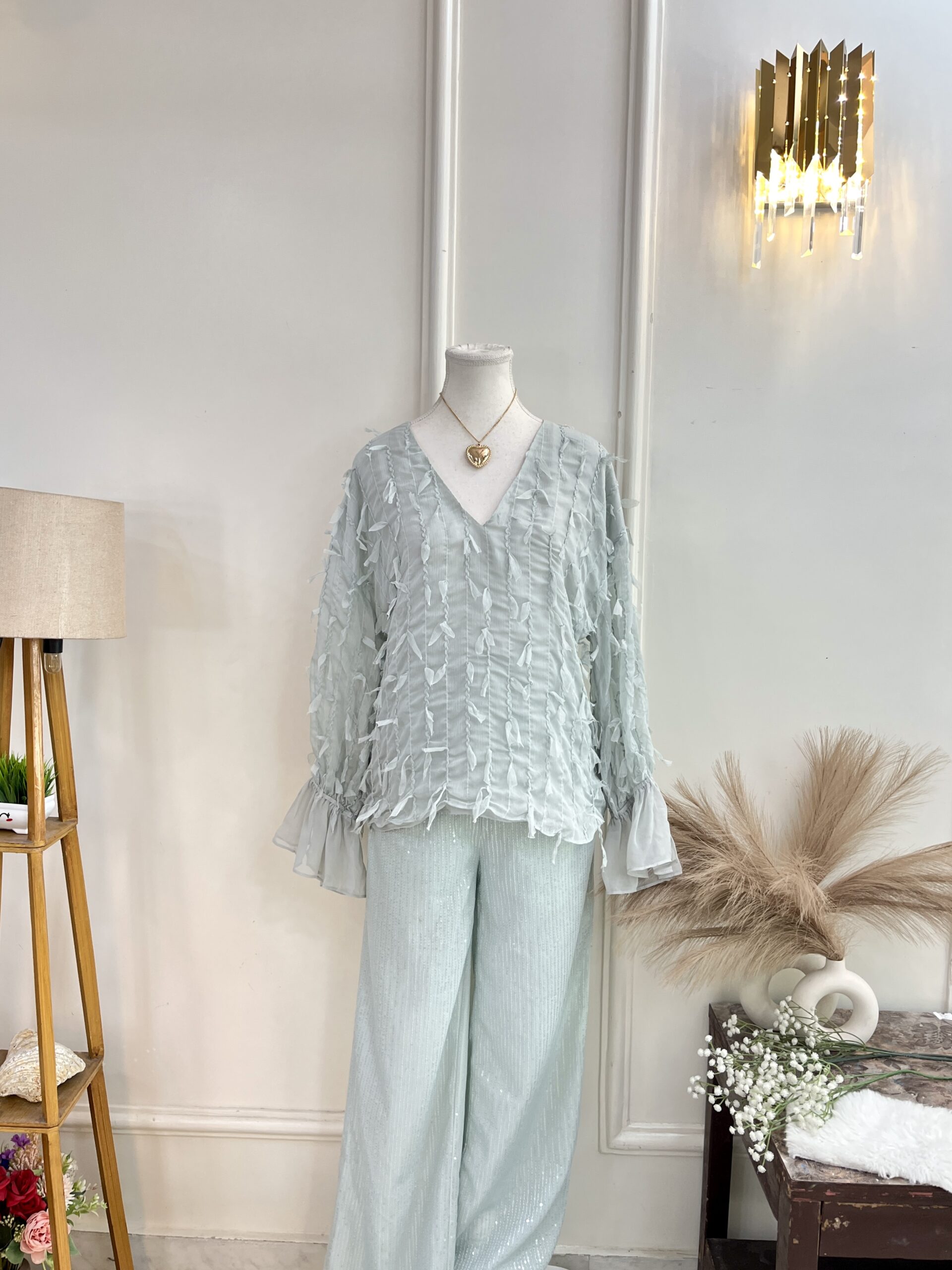 Fringe Oversized Top