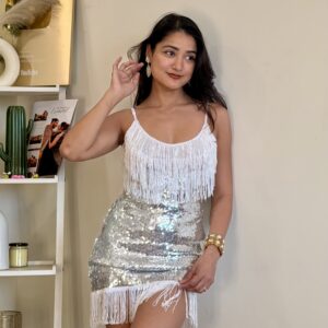 Moonlight Fringe Dress