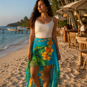 Floral Print Skirt