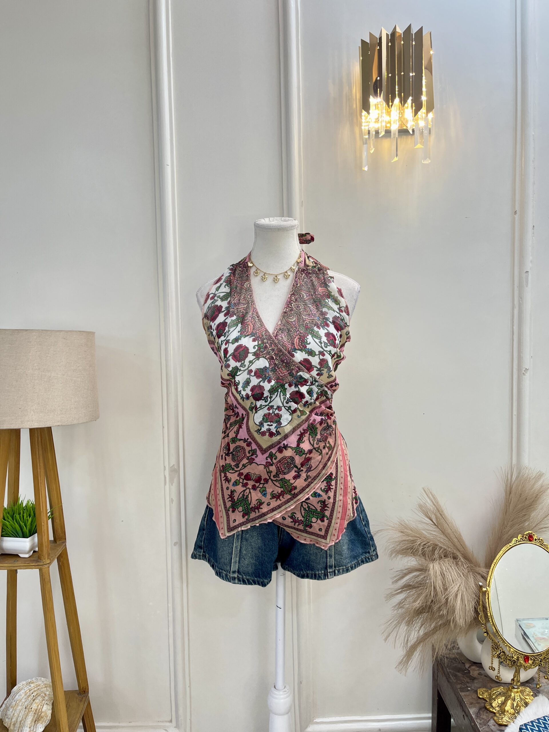 Bandana Print Top