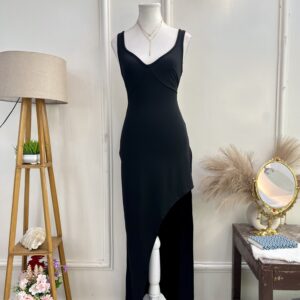 Backless Black Dress