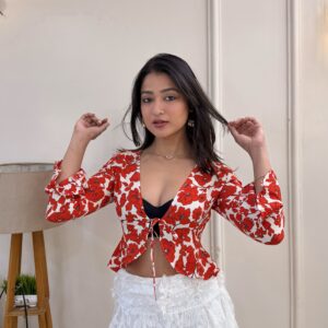 Red Rose Shrug