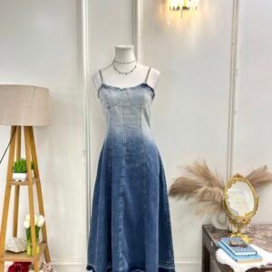 Ombre Denim Dress