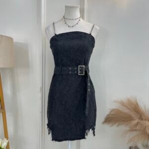 Black Denim Dress