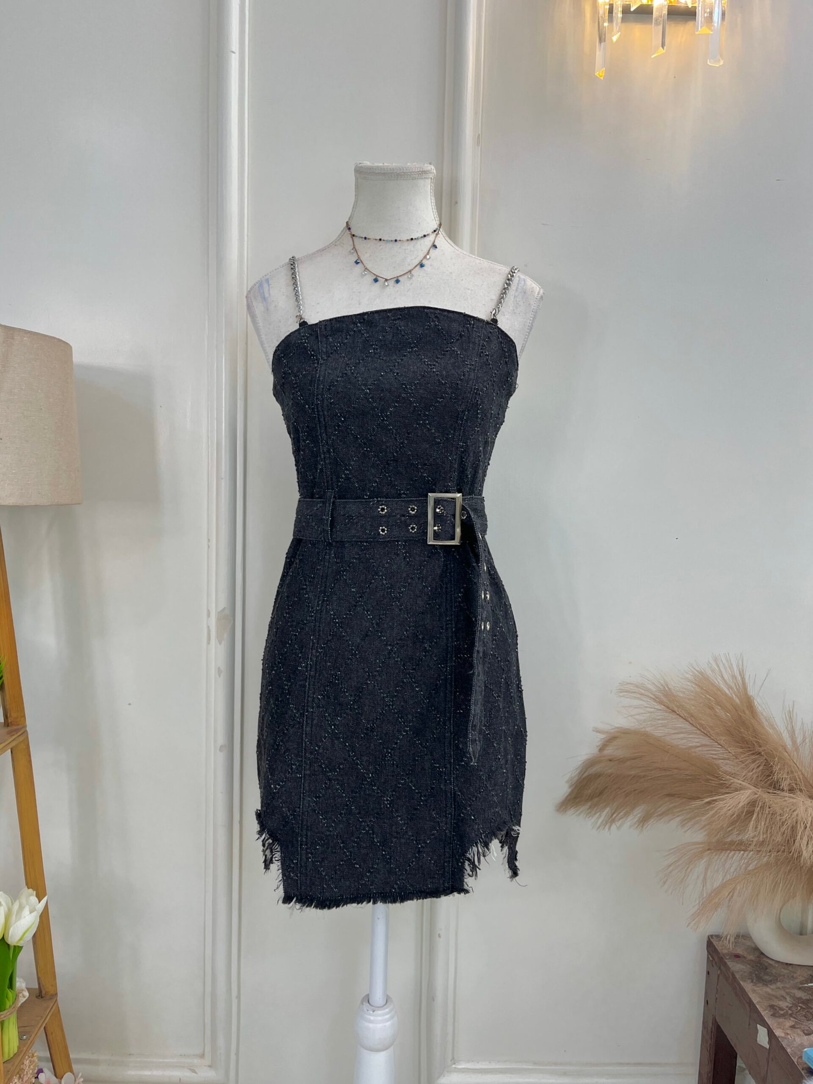 Black Denim Dress