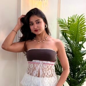 Ethereal Lace Tube Top